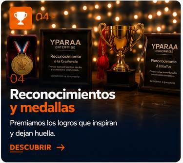 Reconocimientos, medallas, trofeos y placas personalizados por YPARAA